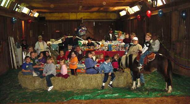 A Narrows Va 4 yr.old Birthday Party!...Yes, That is a Race Car in the background!!